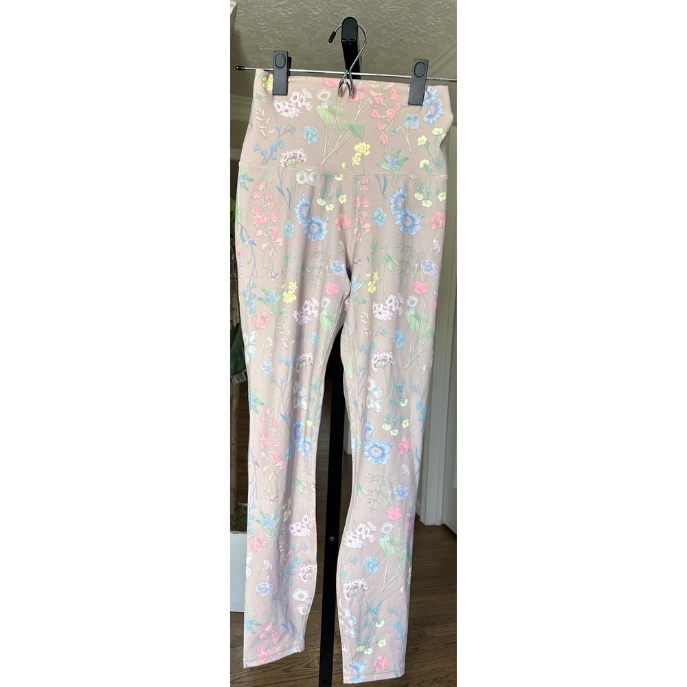 2 pairs* Fabletics PureLuxe Floral & Motion365+ Pink Leggings Bundle NWT Size S - Picture 2 of 12